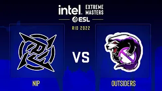 NiP vs Outsiders | Map 1 Mirage | IEM Rio Major 2022 - Legends Stage