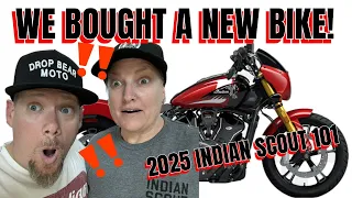 We bought a 2025 Indian Scout 101 on launch day! Part 1