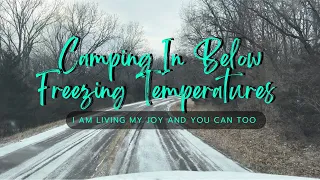 Living In A Minivan: Camping In Below Freezing Temperatures #abiyahbina #vanlife