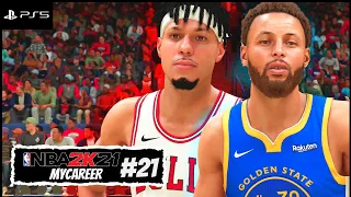 NBA 2K21 My Career Next Gen EP 21 - First Game As A Starter FULL GAME (PS5)