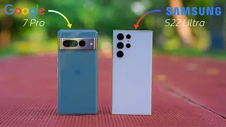 Samsung Galaxy S22 Ultra vs Pixel 7 Pro Camera Test - Best 🔥