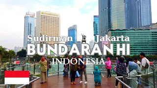 Jakarta Walking Tour - Sky Deck View of Bundaran HI at Sudirman Thamrin The Modern City of Indonesia