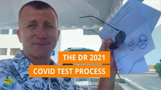 COVID Test in the Dominican Republic. Coronavirus Testing Process (Antigen), Punta Cana, April 2021