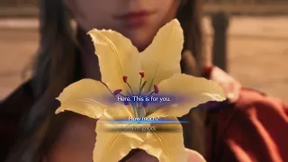 Aerith Flower Choices and Responses (PS5 4K60) | FINAL FANTASY VII REMAKE INTERGRADE Cutscene