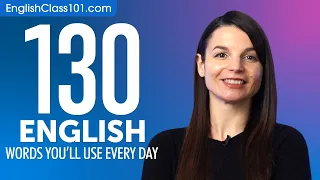 130 English Words You'll Use Every Day - Basic Vocabulary #53