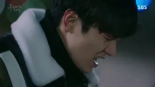 Joon Jae struck by a chest pain(The Legend of the Blue Sea E09)Kdrama hurt scene/sick malelead/faint