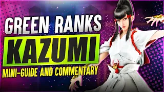 Tekken 7 KAZUMI GREEN RANK basic walkthrough | Kazumi green ranks basic guide