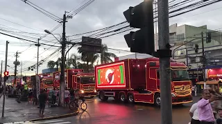 Caravana de Natal da Coca-Cola em Cubatão