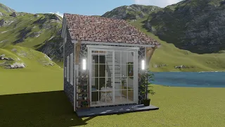 Cozy Small House Design 3x6 Meters (190SQFT) With Loft bedroom and Floor Plan