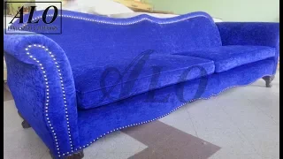 DIY - HOW TO UPHOLSTER A SOFA/COUCH FRAME - ALO Upholstery