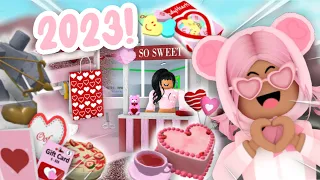 BLOXBURG VALENTINES UPDATE 2023!! (NEW ITEMS, FOOD AND MORE!)