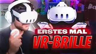 ICH SPIELE ZUM ERSTEN MAL MIT EINER 600€ VR BRILLE 🥽wie gut ist sowas ?