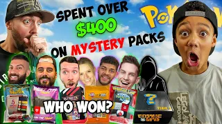 Unboxing Poketubers' Mystery Packs: Who Wins? (CRAZY PULLS)