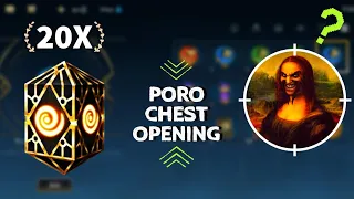 Opening 20 Poro Store Random Skin Chests / feat. Crazy Lucky Pulls!