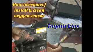 HOW TO REMOVE AND INSTALL OXYGEN SENSOR | OXYGEN SENSOR CLEANING | TOYOTA VIOS 2016 | VLOG 03
