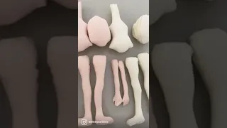 Montagem do corpo de boneca de pano