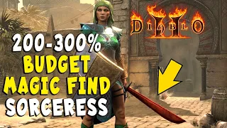 Budget Magic Find Sorceress & Where to Farm Elite Loot in Diablo 2 Resurrected / D2R