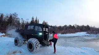 ЛУЧШИЙ ВЕЗДЕХОД "ВРВ" С ЯПОНСКИМ ДВИГАТЕЛЕМ ДЛЯ ЗАРАБОТКА В ТАЙГЕ! МЕТАЛОКОП! ОХОТА! РЫБАЛКА!