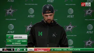 Jamie Benn: "We're playing some good hockey"