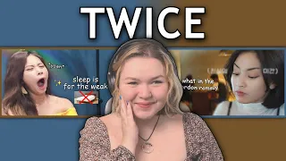 TWICE moments to watch before you sleep & moments that crack me up Reaction