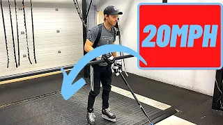 SKATING 20mph on a TREADMILL!