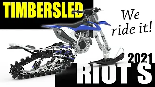 Timbersled's new RIOT S snowbike is NOT what we expected