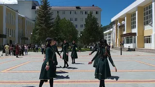 Убыхский танец.Кавказские танцы.а.Кубина ДК.