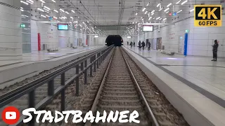 Zu Schichtbeginn durch den Stadtbahntunnel Karlsruhe | Linie S5 Tullastraße - Mühlburger Tor
