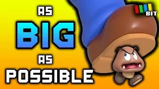 Is it Possible to Beat Super Mario 64 as GIANT Mario? (Mega Mario Challenge) [TetraBitGaming]