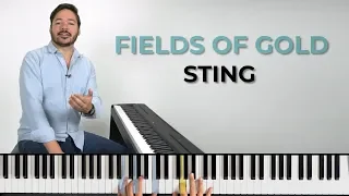 How to play 'Fields of Gold' by Sting on the piano -- Playground Sessions