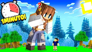 MINECRAFT, MAS A CADA MINUTO FICAMOS MAIORES!!!