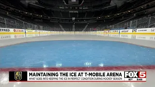 Maintaining the ice at T-Mobile Arena