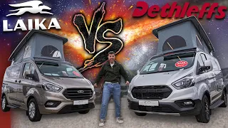 Der URBAN CAMPER Vergleich! 🔥 | Laika Kosmo Urban F100+ 🆚 Dethleffs Globevan Trail Two | GÜMA TV