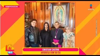 ¡EN VIVO! ¡Cristian Castro REGRESÓ con su ex en #PájarosEnElAlambre !
