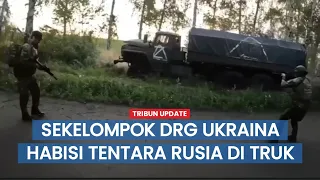 Angkatan Bersenjata Ukraina Tembak Brutal Truk Militer Rusia Hingga Oleng dan Alami Kecelekaan