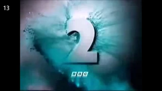 BBC 2 1991 2001 idents complete collection (regular Idents)