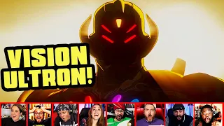 Reactors Reactions To Seeing Vision Ultron On What If Episode 7 | Mixed Reactions