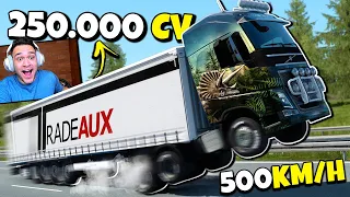 Euro Truck 2 mas o caminhão tem 250.000 cv...