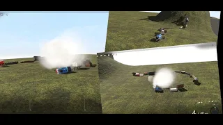 DISASTER THOMAS THE TRAIN! - GREENHILL DISASTER RIDE!-JUMP SCARED BRIDGE!-TRAINZ RAILROAD SIMULATOR