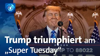 US-Vorwahlen: Trump und Biden feiern Erfolge am „Super Tuesday“