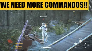 This team definitely needs some more Commando Droids! - Star Wars Battlefront 2