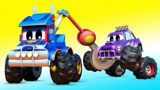 MONSTER TRUCK musi mieć NOWE KOŁA!  | Super Ciężarówka | Car City World App