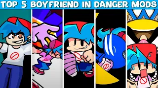 Top 5 Boyfriend in Danger Mods #4 - Friday Night Funkin’