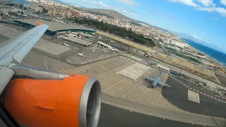 FULL THROTTLE Take Off from Gibraltar Airport - EasyJet A320