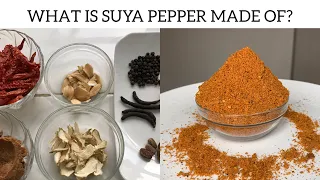 How To Make Authentic Nigerian SUYA PEPPER | Hausa YAJI (SUYA SPICE) Recipe