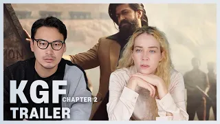 (Sub)Introducing KGF Chapter2 Trailer to American actress,first time|Yash|Sanjay Dutt|Raveena Tandon
