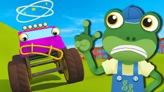 Five Little Monster Trucks Song (Five Little Monkeys) | Gecko's Garage | Nursery Rhymes For Kids