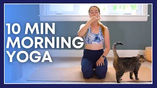 10 min THIRD EYE CHAKRA Morning Yoga - Gentle Morning Yoga