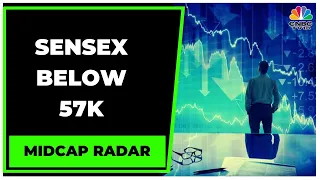 Sensex Falls 500 Points, Nifty Slips Below 17000 Amid Weak Cues | Midcap Radar | CNBC-TV18