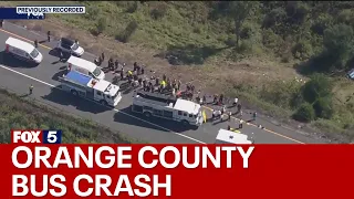 Breaking news: Bus crash in Orange County, NY